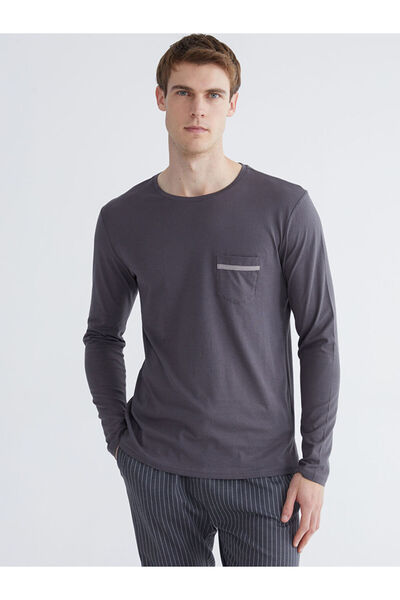 LC Waikiki Gray Standard Fit Men's Pajama Set