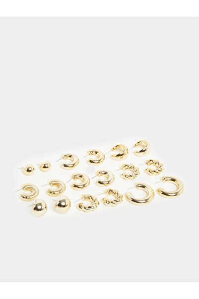 Styli Pack of 9 - Gold Hoop Earrings