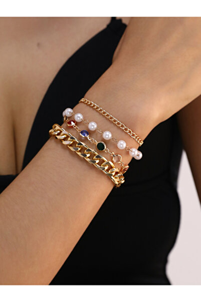 Take Two By Styli Set of 4 - Assorted Link Bracelets