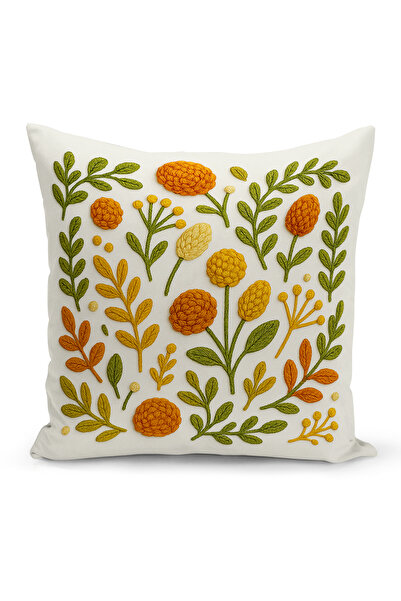 Bertille Home Double Side Digital Printed Throw Pillow Case (Punch/Punch Embr...