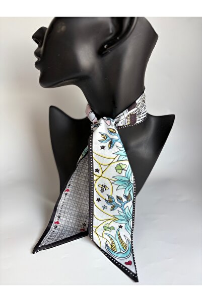 BHR AKSESUAR Eșarfă subțire cu model, panglică (6x85 cm)