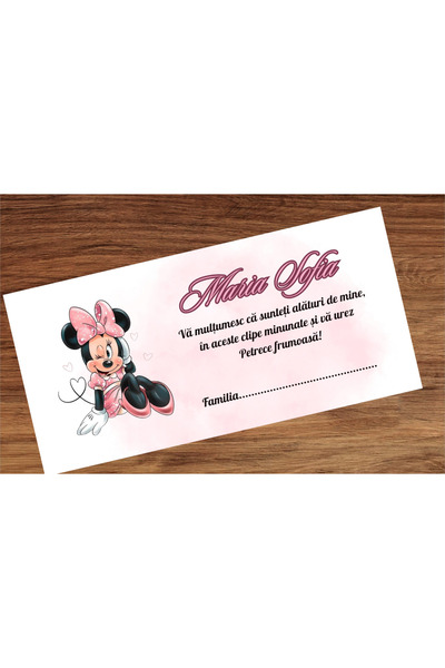 Aela.alc Minnie themed gift envelope set of 20 pieces