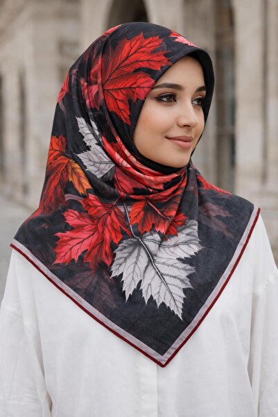 İpekal Eșarfă Mono Scarfs din bumbac moale-06109-09