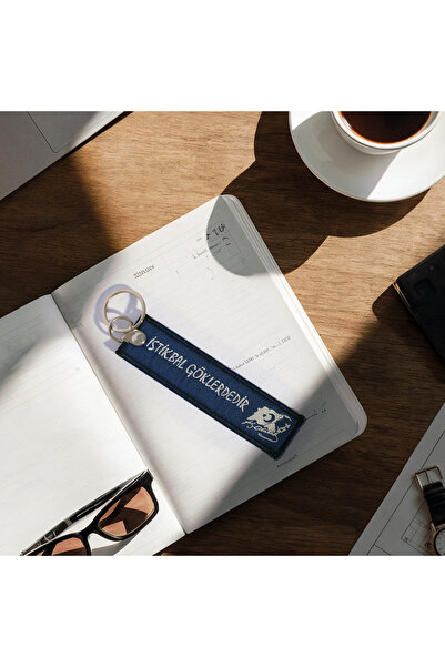 ALKAN ASKERİ MALZEMELER VE TEKSTİL İstikbal Göklerdedir Nakışlı Bez Anahtarlı...