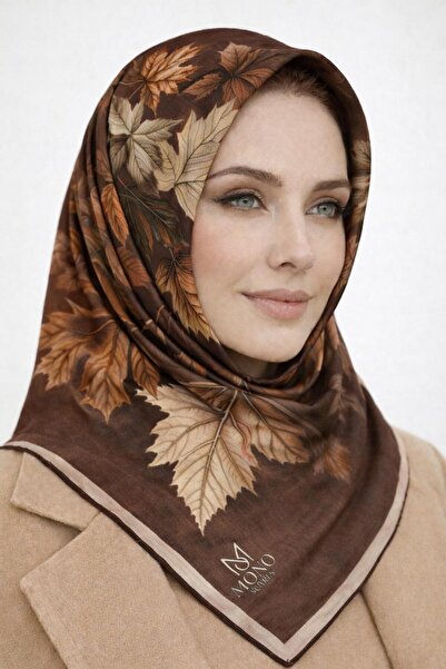 İpekal Eșarfă Mono Scarfs din bumbac moale-06109-12