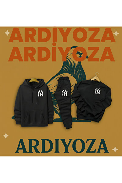 Ardiyoza Tracksuit Set Without Zipper 3-Piece (Hooded -Sweat-Tracksuit)