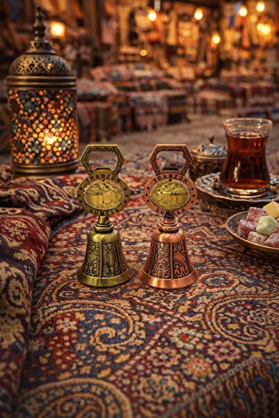 seymenbıçakçılık طقم فتاحة زجاجات وجرس معدني من ترابزون سوميلا مكون من قطعتين...