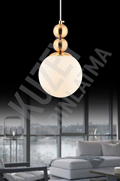 KUZEY AYDINLATMA ŞİMAL TEKLİ GLOP LÜKS MODERN AYDINLATMA AVİZE