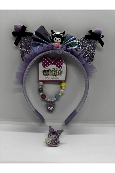 winingo 2Y SHOP KUROMİ TAÇ BİLEKLİK IŞIKLI YÜZÜK SETİ