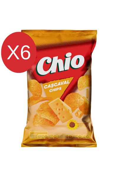 chio 6X - chips cascaval, 60g