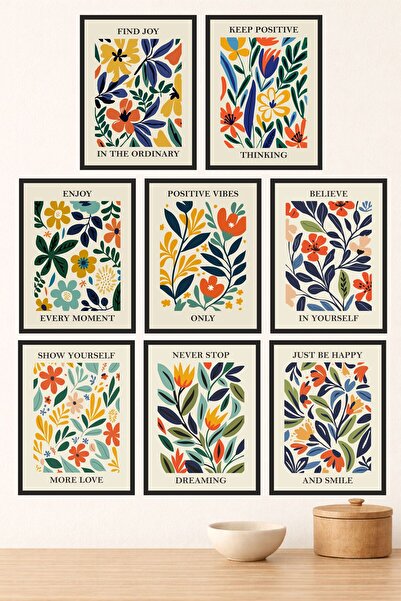 UNT Σετ ζωγραφικής MDF με εκτύπωση UV 9 τεμαχίων με θέμα την κίνητροτητα – Μο...