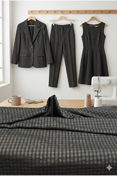 kumaş sarayı Ekose Yünlü Kumaş – Kışlık Tok Dokulu, Sıcak Tutan ve Dayanıklı ...