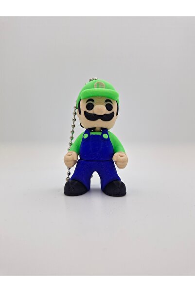 MaxiPOP Mario’nun Arkadaşı Luigi Temalı Figür Anahtarlık Oyuncak