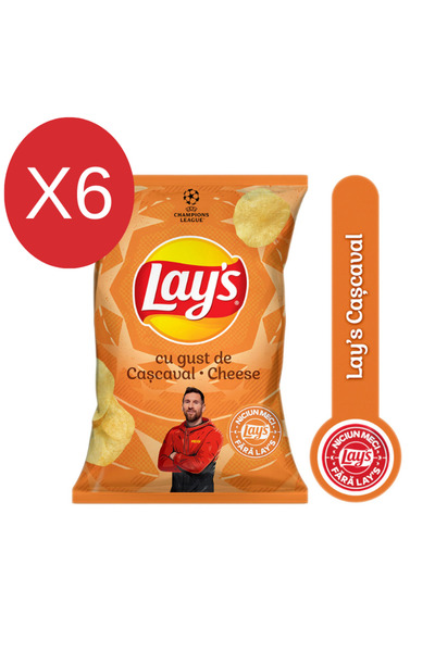 Lay's 6X - Cheese-flavored chips 125g