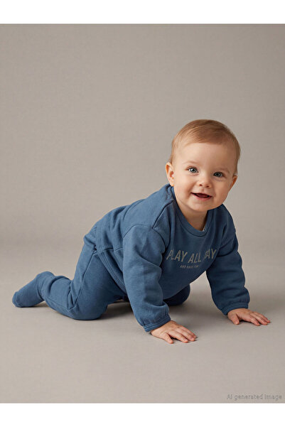 LC Waikiki Esvab • Modern & Distinctive Printed Baby Boy Sweatshirt and Pants...