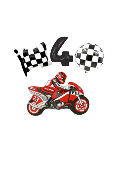Mini Parti Mini Party Store Racing Motorcycle Set