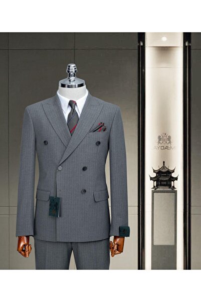 ilayda emir ياقة كيرلانجيات، بأزرار على الجهتين، <ne4> أزرار، مقاس ضيق، مخطط،...