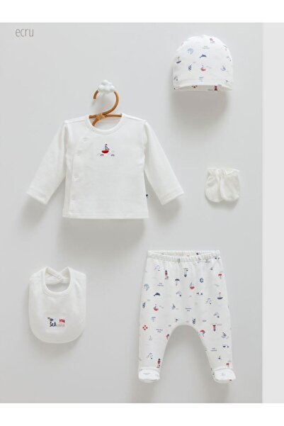 Caramell Perlababy % 100 Pamuk Marine Denizci 5'li Erkek Bebek Hastane Çıkış ...