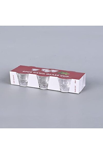 Generic Arabic Coffee Glass Cups Set - 6 Pieces