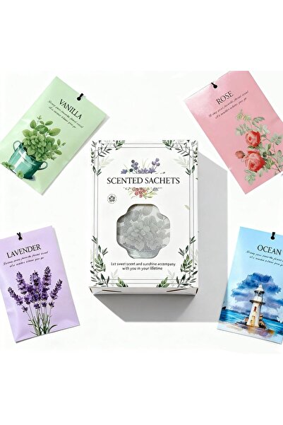 Generic SKY-TOUCH Ocean Rose Lavender Vanilla Scented Sachets