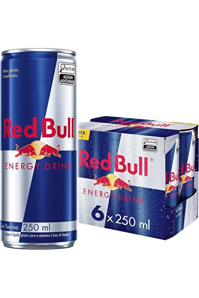 Red Bull 6X - Băutură Energizantă Red Bull, 6 × 0,25 L