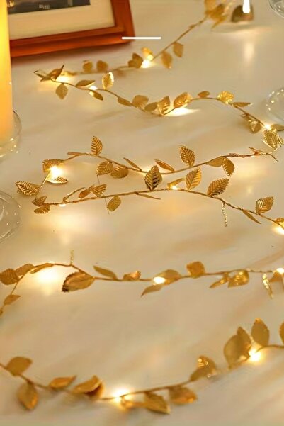 Buffer ® 3 Metre Yaldızlı Gold LED Işık – Dekoratif Ortam ve Yılbaşı Aydınlat...