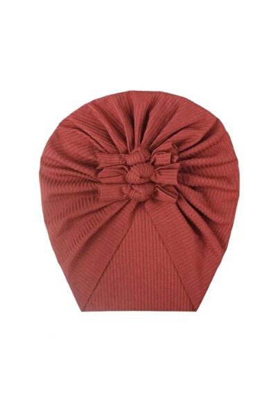 Superbaby Brick turban hat with three bows