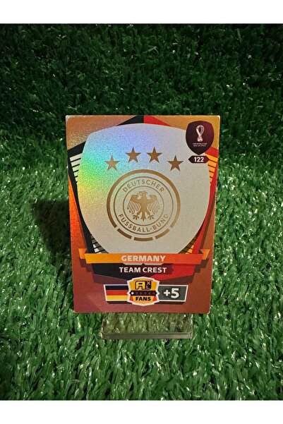 Panini Germany Team Crest 2022 Qatar World Cup Game Card