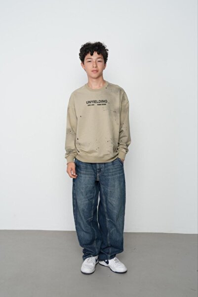 LOCO LOCO Момчешка блуза 8143 от не избелена прежда