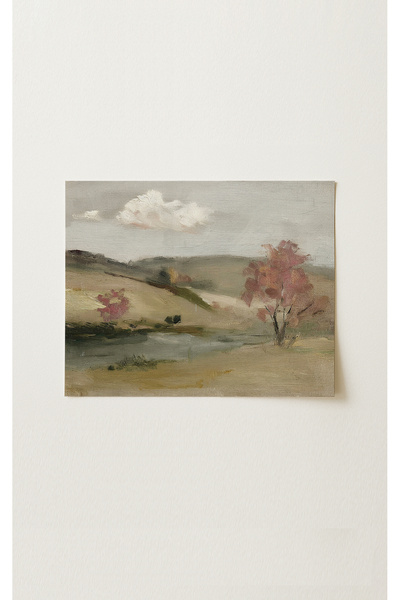 HOME DEKORİSTA Καλλιτεχνική εκτύπωση εικόνων με αφίσα vintage τοπίων, διακοσμ...