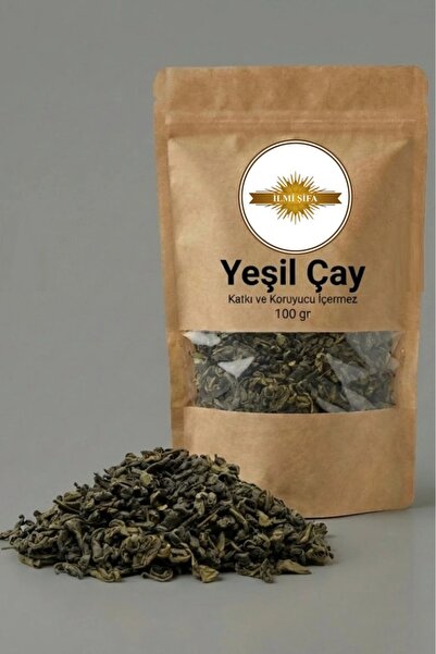 İLMİ ŞİFA Yeşil Çay (Yeşil Çay Yaprağı – Green Tea – Camellia sinensis) Kurut...