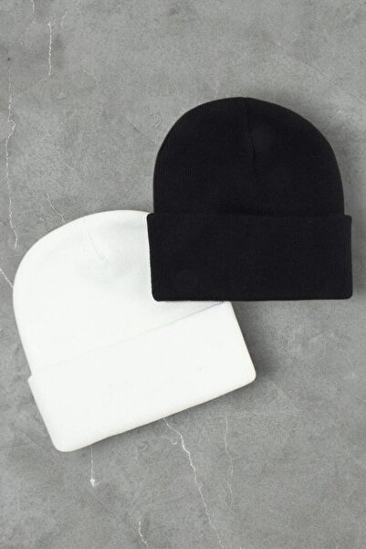 Moibody 2-Pack Premium Basic Beanie - No Brand Label
