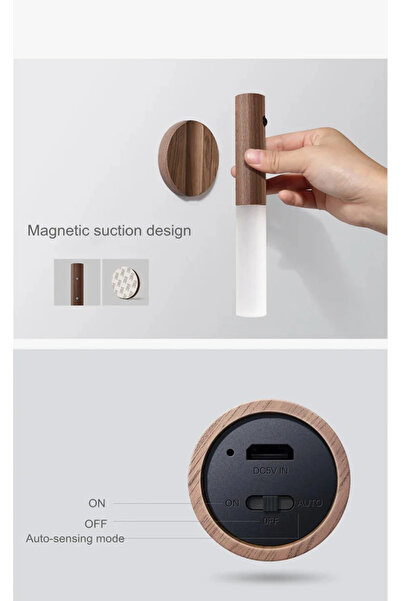 Cata Kumru Şarjlı Duvar Aplik Gün İşığı 3200K