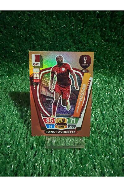 Panini بطاقة لعبة كأس العالم قطر 2022 المفضلة لدى مشجعي عبد الكريم حسن