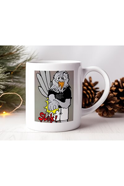 Beramussa Humorous Eagle Making a Splash Cartoon Figure Humorous Design Mug -...
