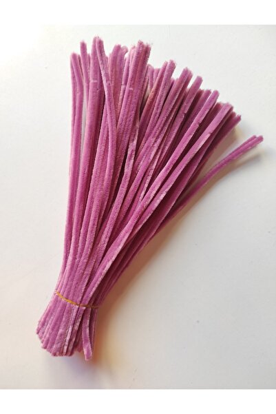 hyc heryerçiçeklenir 100 Pieces of Crystal Pink Chenille, Fuzzy Wire Suitable...