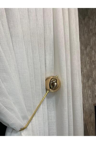 ALTINDAĞPERDE Pratik Hayalet Kol Bağı Topuz Perde Toplama Korniş Uyumlu (1adet)