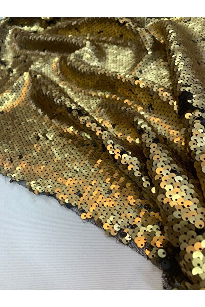 Yiğit Kumaş Gold Sequin Fabric