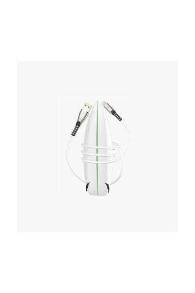 EONE Sparkberry white rubber iPhone charger cable