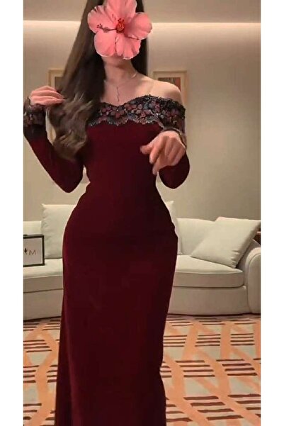 leon فستان أنيق جوخ عودي