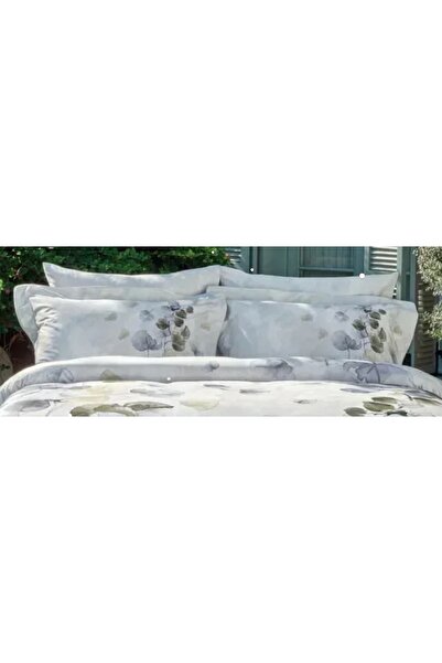 Taç طقم غطاء وسادة أسلين - مع كشكشة، قطعتان (50×70 سم) 100% قطن ساتان