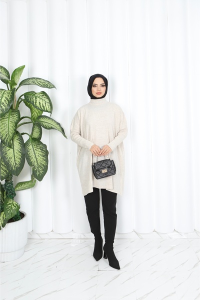 NİSUM MODA Trico Poncho Tunic