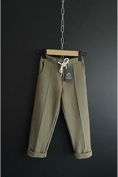 STAR GOGO KİDS Boys' Premium Organic Linen Pants (the Waist Is with Laces and...