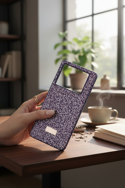 batuteknoloji İnfinix Zero 30 4G Kırçıllı Taşlı Venüe BTU Silikon Kapak