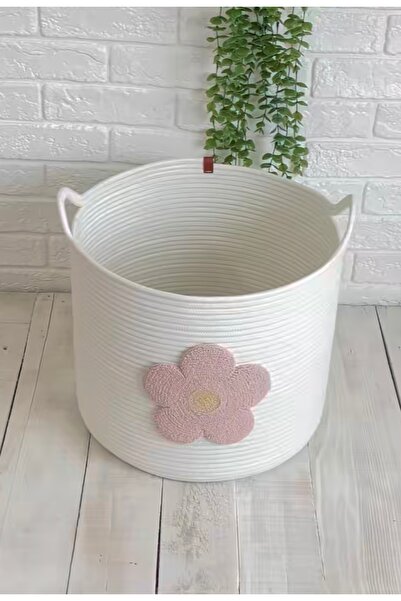 Berçak Home سلة ألعاب للأطفال، منظم سلة الألعاب المتسخة، سلة منظمة مزخرفة بالنقش