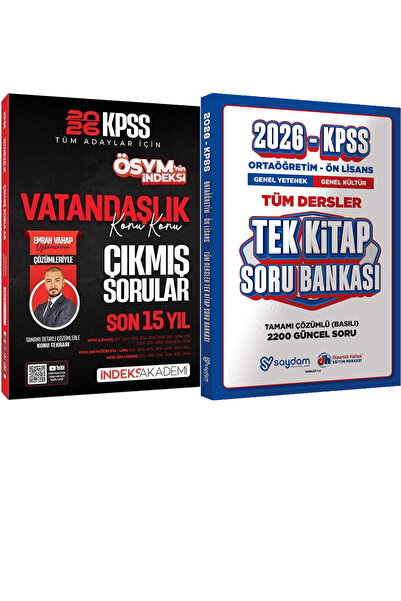İndeks Akademi Yayıncılık Vatandaşlık ÖSYMnin İndeksi Çıkmış Sorular Son 10 Y...