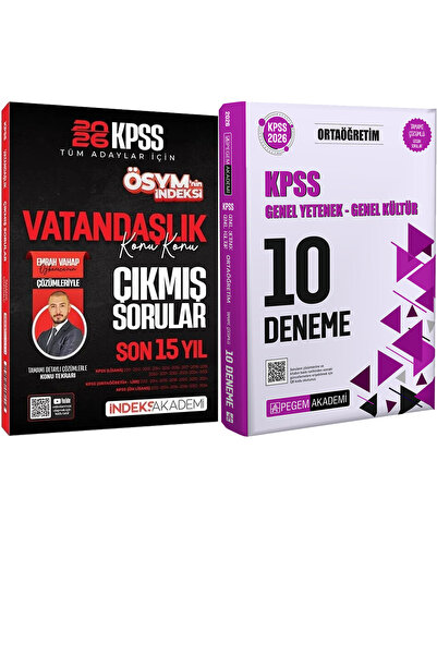 İndeks Akademi Yayıncılık Vatandaşlık ÖSYMnin İndeksi Çıkmış Sorular Son 10 Y...
