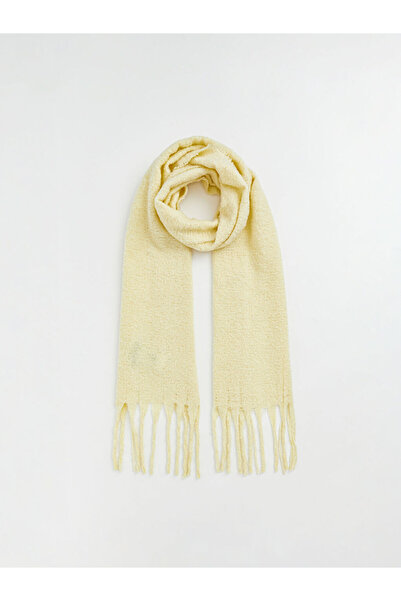 LC Waikiki Eșarfă de damă cu ciucuri galbeni de la boutique-ul Gülis