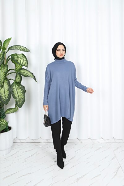 NİSUM MODA Trico Poncho Tunic