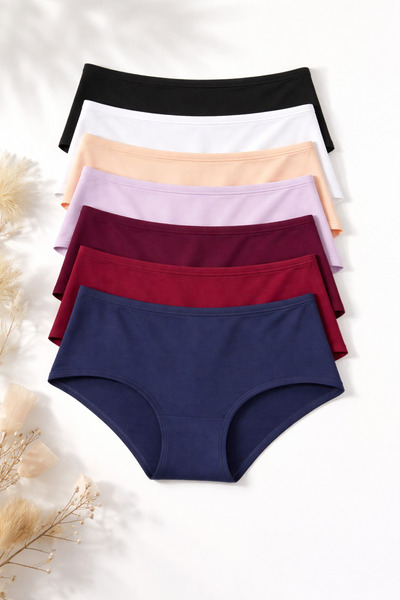 Orbans Γυναικεία εσώρουχα, Γυναικεία βαμβακερά εσώρουχα ψηλόμεσης κορυφής, συ...